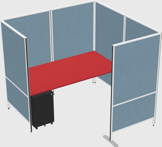 Flexible panel system with privacy