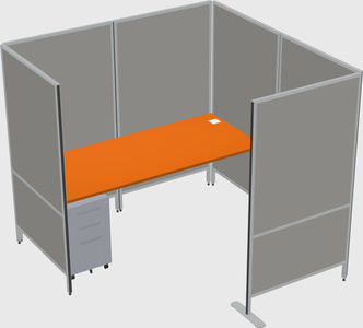 Flexible panel system with privacy