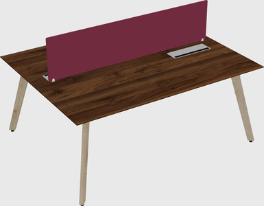 Bureau partagé rectangulaire