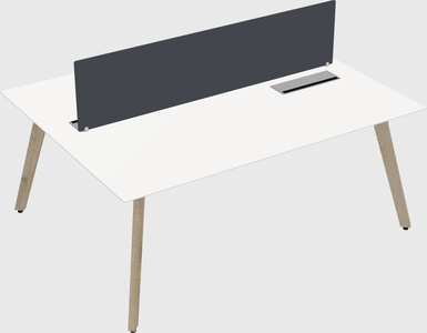 Bureau partagé rectangulaire