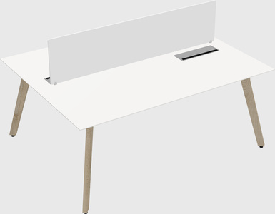Bureau partagé rectangulaire