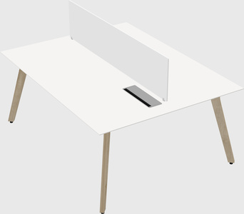 Bureau partagé rectangulaire