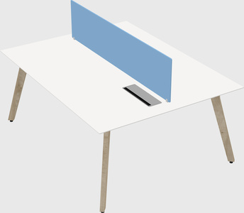 Bureau partagé rectangulaire