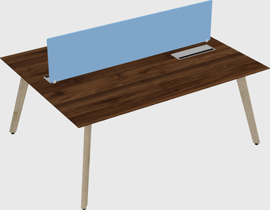 Bureau partagé rectangulaire