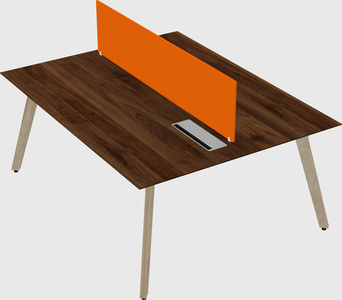 Bureau partagé rectangulaire