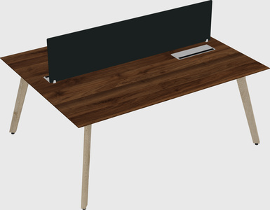 Bureau partagé rectangulaire