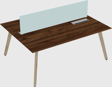 Bureau partagé rectangulaire