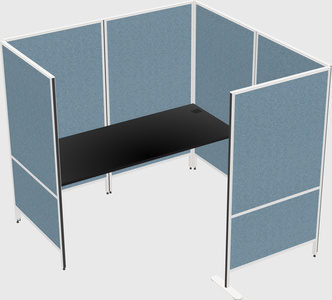 Flexible panel system with privacy