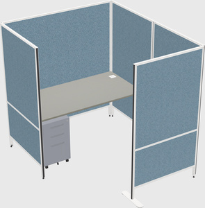 Flexible panel system with privacy