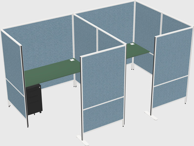Flexible panel system with privacy
