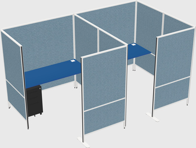 Flexible panel system with privacy