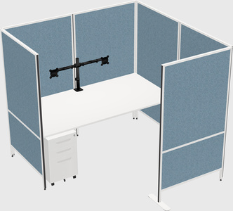 Flexible panel system with privacy