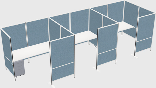 Flexible panel system with privacy