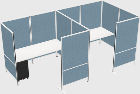 Flexible panel system with privacy