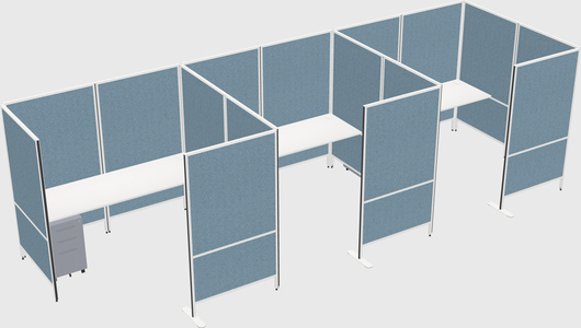 Flexible panel system with privacy