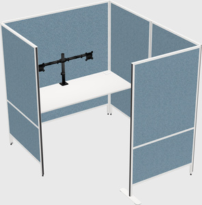 Flexible panel system with privacy