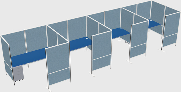 Flexible panel system with privacy