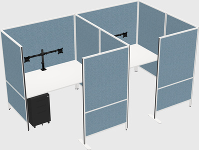 Flexible panel system with privacy