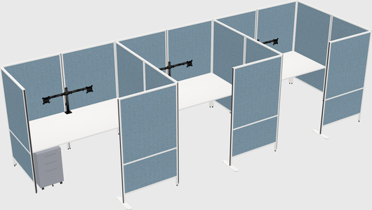 Flexible panel system with privacy