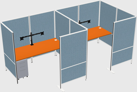 Flexible panel system with privacy