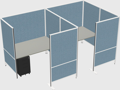 Flexible panel system with privacy