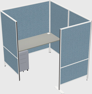 Flexible panel system with privacy