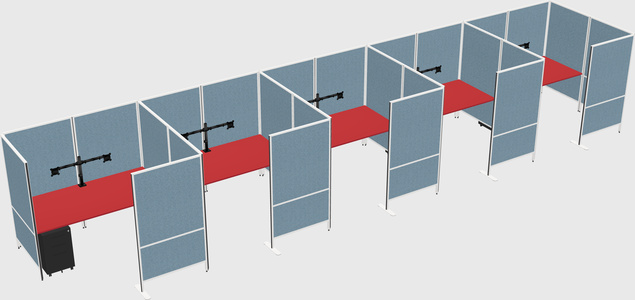 Flexible panel system with privacy