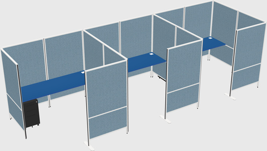 Flexible panel system with privacy