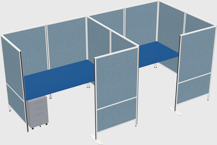 Flexible panel system with privacy