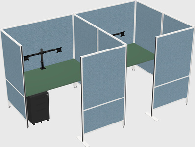 Flexible panel system with privacy
