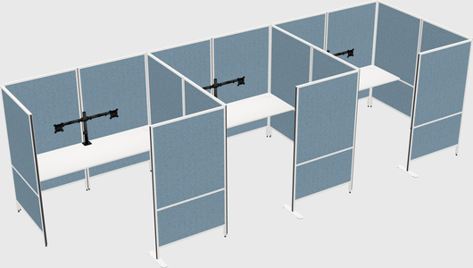 Flexible panel system with privacy