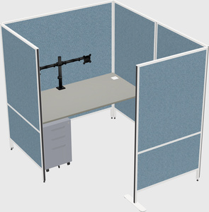 Flexible panel system with privacy