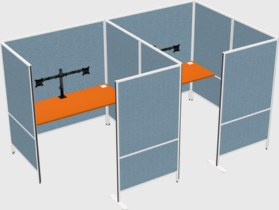Flexible panel system with privacy