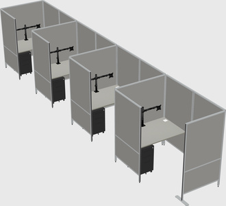 Small private panel system