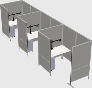 Small private panel system
