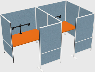 Flexible panel system with privacy
