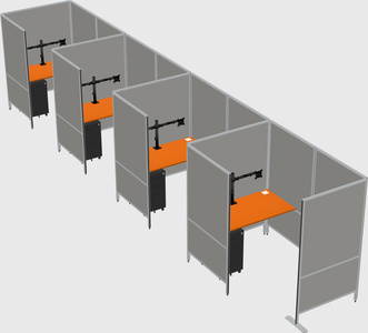 Small private panel system