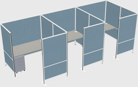 Flexible panel system with privacy