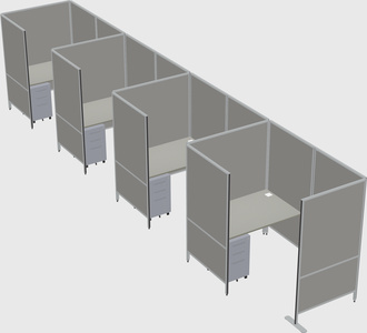 Small private panel system