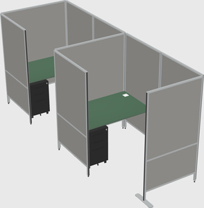 Small private panel system