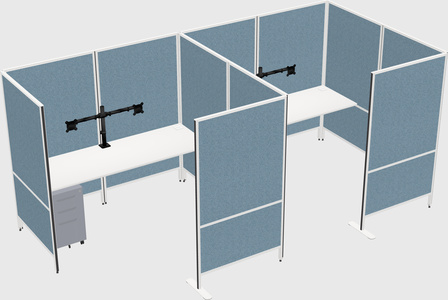 Flexible panel system with privacy