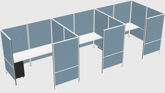 Flexible panel system with privacy