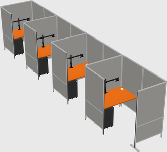 Small private panel system