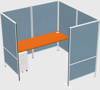 Flexible panel system with privacy