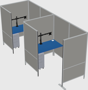 Small private panel system