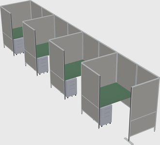 Small private panel system
