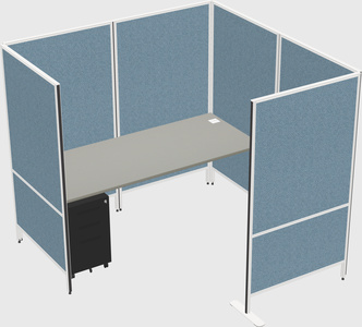 Flexible panel system with privacy