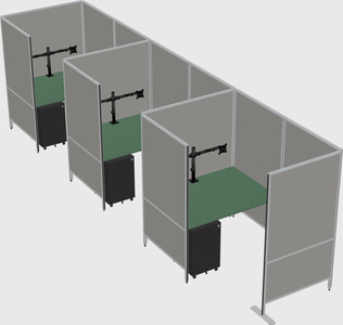 Small private panel system