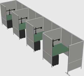 Small private panel system