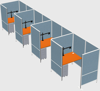 Small private panel system